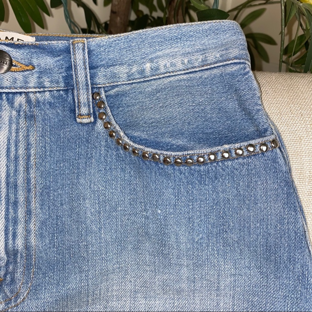 ☘️HP☘️Frame Denim Skirt with Stars - Picture 6 of 11
